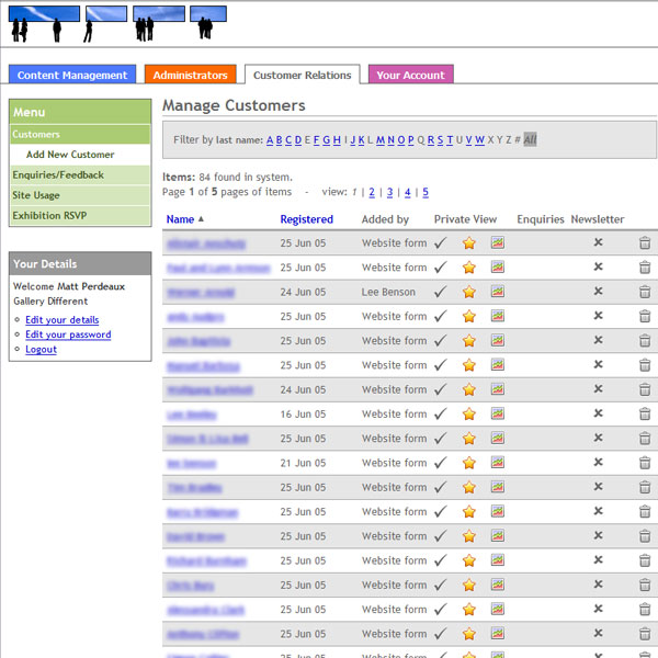 Customer interaction management